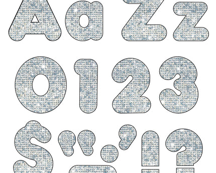 LETRAS SILVER SPARKLE #4 CASUAL