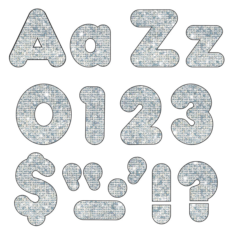 LETRAS SILVER SPARKLE #4 CASUAL