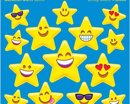 STICKERS EMOJI STARS CARAMEL CORN