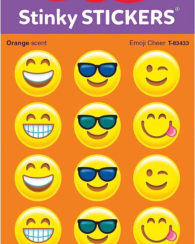 STICKER EMOJI CHEER ORANGE SCENT