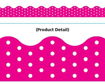 BORDER POLKA DOTS PURPLE