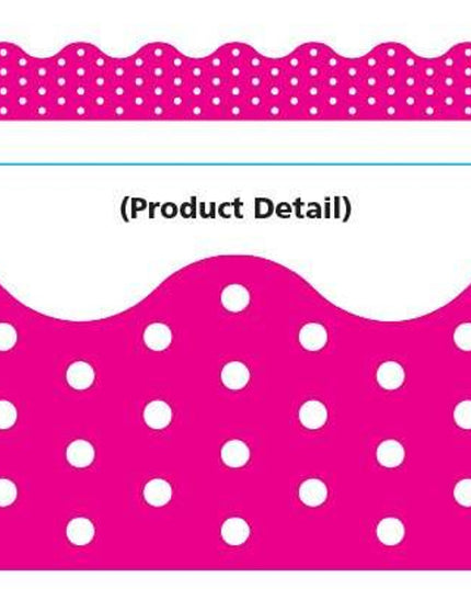 BORDER POLKA DOTS PURPLE