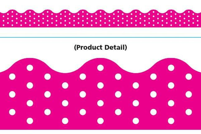 BORDER POLKA DOTS PURPLE