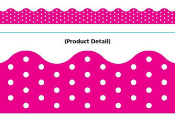 BORDER POLKA DOTS PURPLE