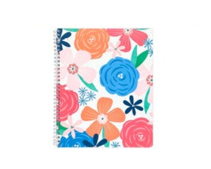 CUAD ESPIRAL 1MAT FLORAL 80HJS