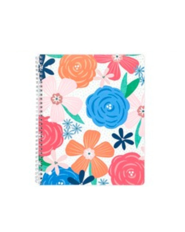 CUAD ESPIRAL 1MAT FLORAL 80HJS