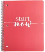 CUAD ESPIRAL 1MAT START NOW 80HJS