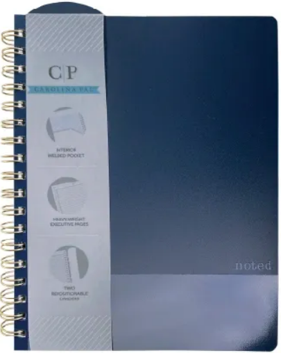 LIBRETA P/APUNTES AZUL MARINO 100HJS