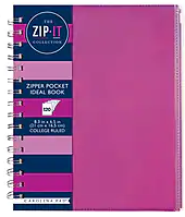 LIBRETA ZIP IT IDEAL MORADO
