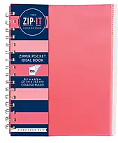 LIBRETA ZIP IT IDEAL ROSADO