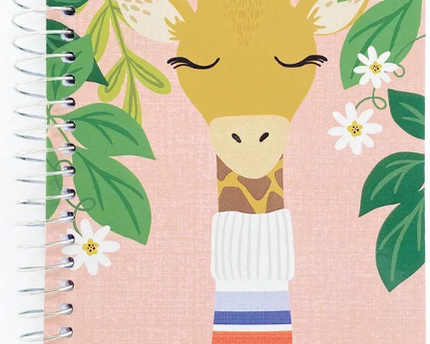 LIBRETA HELLO SWEET CHEEKS FAT JIRAFA