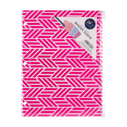 FOLDER CON ZIPPER FUCSIA