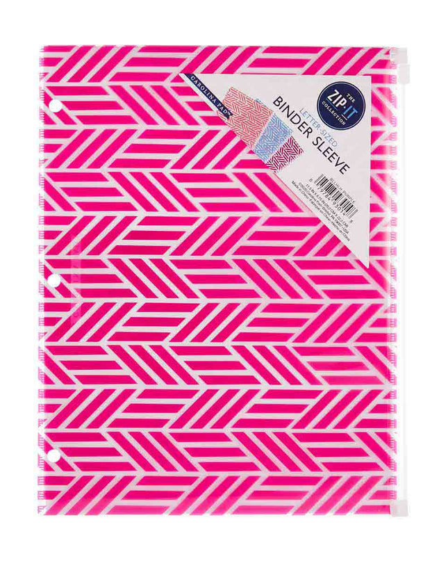 FOLDER CON ZIPPER FUCSIA