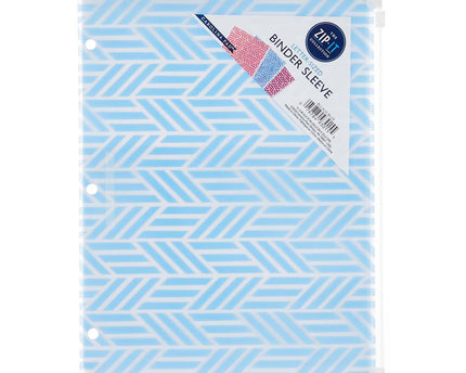FOLDER CON ZIPPER AZUL