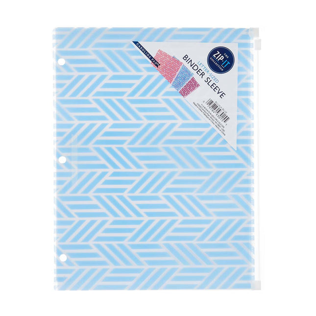 FOLDER CON ZIPPER AZUL