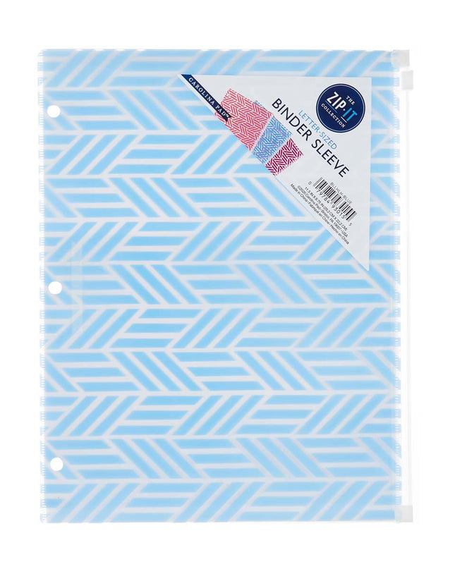 FOLDER CON ZIPPER AZUL