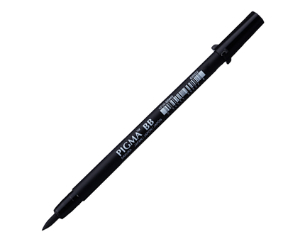 BOLIGRAFO PIGMA BRUSH PUNTA GRUESA NEGRO