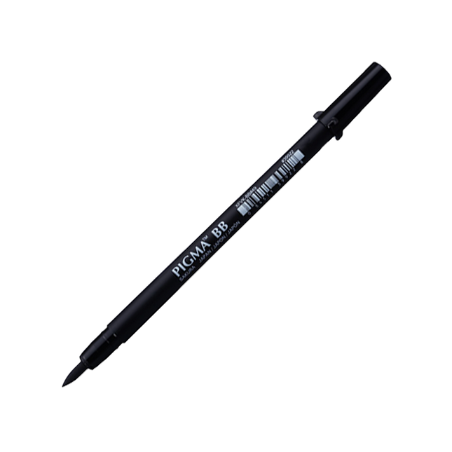 BOLIGRAFO PIGMA BRUSH PUNTA GRUESA NEGRO