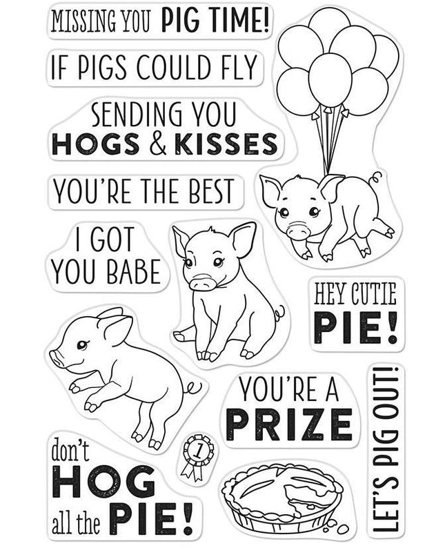 SET DE SELLOS TRANSP DE COUNTY FAIR PIG
