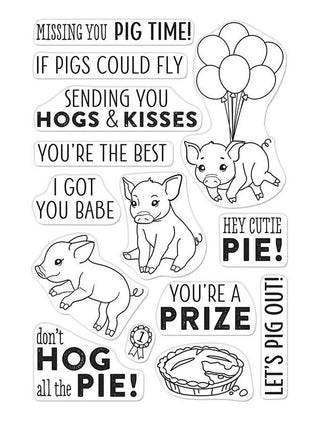 SET DE SELLOS TRANSP DE COUNTY FAIR PIG