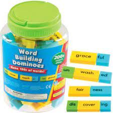 WORD BUILDING DOMINOES