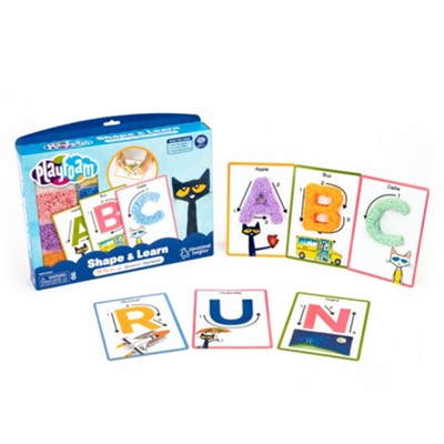 PLAYFOAM SHAPE & LEARN PETE THE CAT GROOVIN ALPHABET
