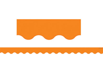 BORDE ORANGE SCALLOPED