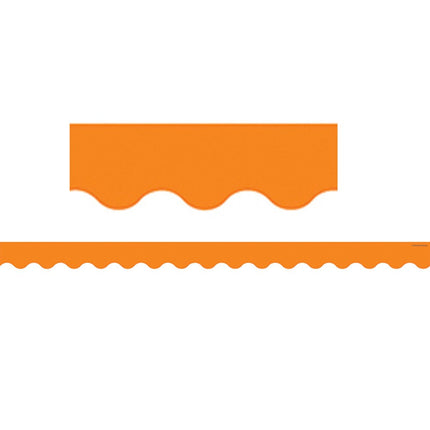 BORDE ORANGE SCALLOPED