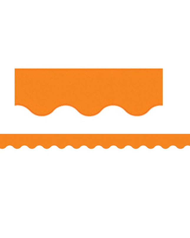BORDE ORANGE SCALLOPED