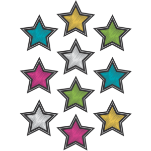 ACCENTS CHALKBOARD BRIGHTS STARS