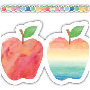 BORDE WATER COLOR APPLES