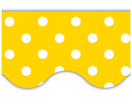 BORDE YELLOW MINI POLKADOT 4668