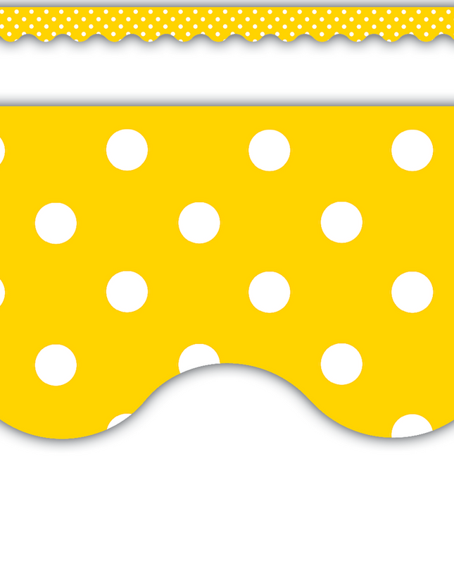 BORDE YELLOW MINI POLKADOT 4668