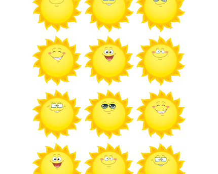 ACCENTS-HAPPY SUNS