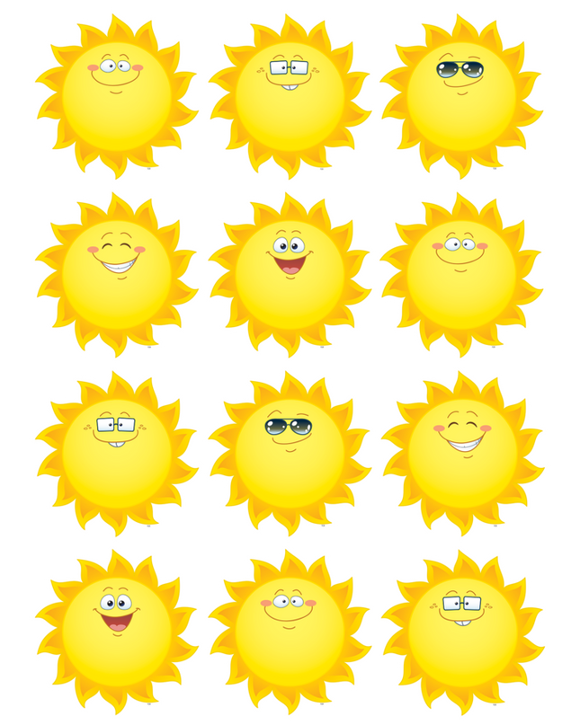 ACCENTS-HAPPY SUNS