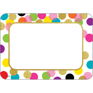 NAME TAGS CONFETTI