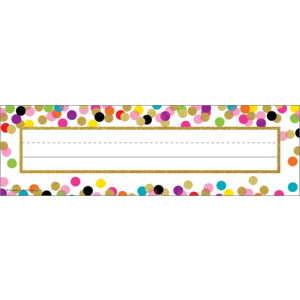 NAME PLATES CONFETTI