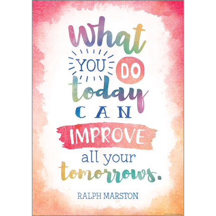 POSTER POSITIVE  WHAT YOU DO TODAY CAN