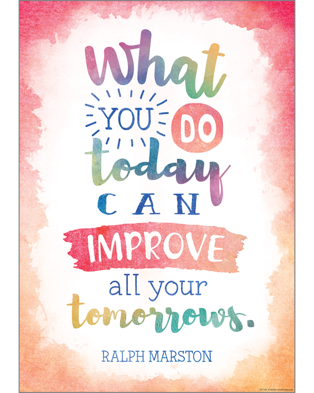 POSTER POSITIVE  WHAT YOU DO TODAY CAN