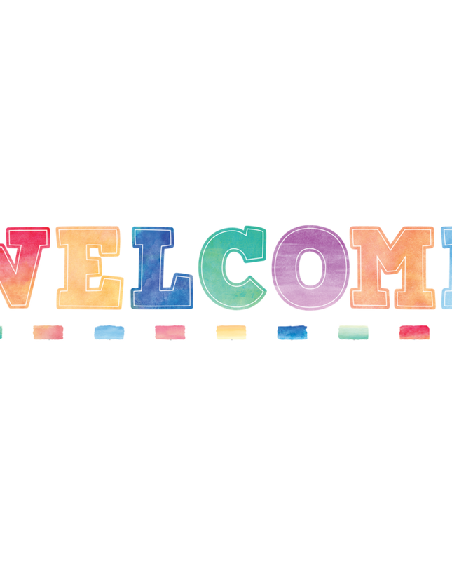 BULLETIN WATERCOLOR WELCOME