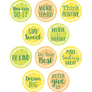 ACCENTS POSITIVE SAYINGS LEMON ZEST