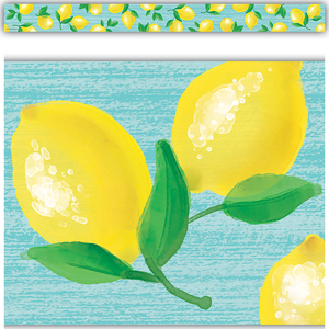 BORDER TRIM LEMON ZEST STRAIGHT