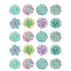 STICKERS RUSTIC BLOOM SUCCULENTS