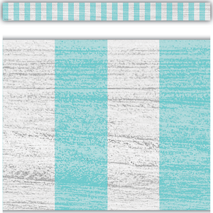 BORDER TRIM VINTAGE BLUE STRIPES STRAIGHT