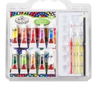 JUEGO DE ACUARELA 15PZ