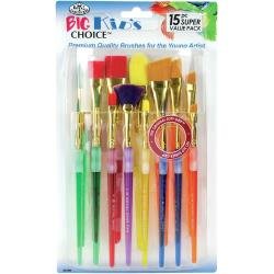 JUEGO DE BROCHAS BIG KIDS 15PZ