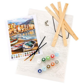 PAINT BY NUMBER SPIAGGIA DELTA CITTA