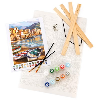 PAINT BY NUMBER SPIAGGIA DELTA CITTA
