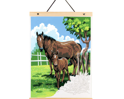PAINT BY NUMBER HORSE
