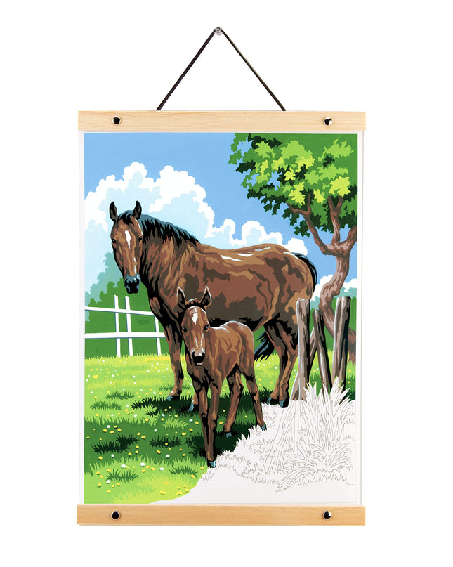 PAINT BY NUMBER HORSE